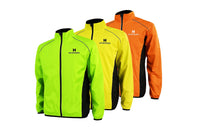 Hysprung Men’s High-Visibility Windbreaker Jacket Reflective Safety Outerwear for Running